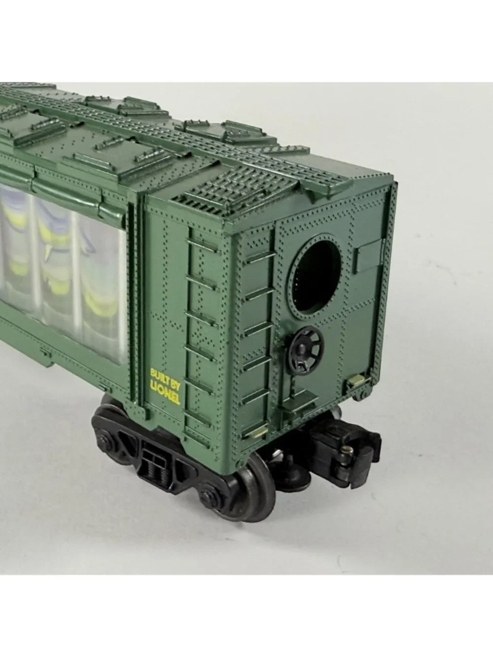 Lionel Traveling Aquarium Car Green Plastic with Moving Fish Display 3435